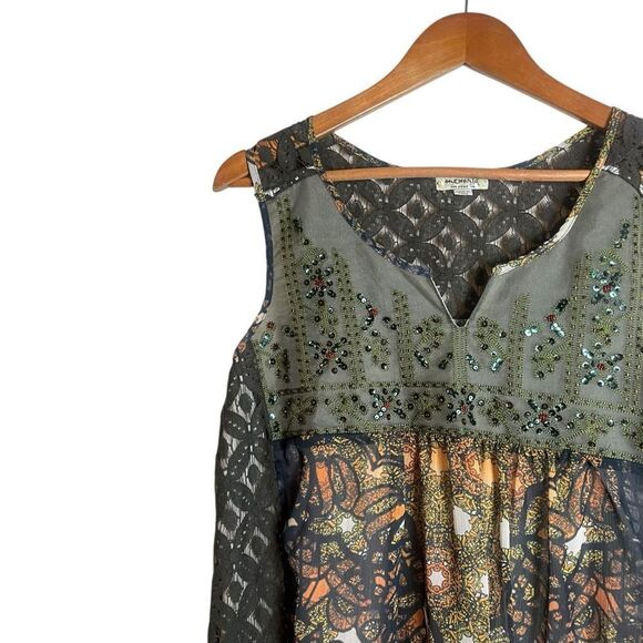 3 for $30! One world patterned embellished tank top - Picture 2 of 8
